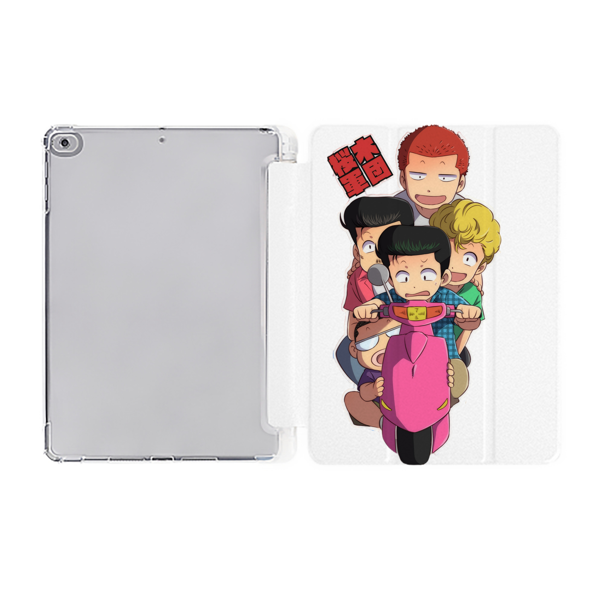 （画像用） SLAM DUNK／スラムダンク IPad ケース ペン収納付き 三つ折りスタンド PUレザー×シリコン 対応機種9.5/10.5/10.9インチ